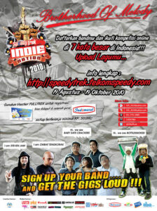 Speedytrek Fasilitasi Band Indie Berkarya, “Brotherhood of Melody”