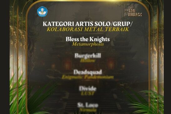 “Metamorphosis” bawa Bless The Knights Masuk nominasi AMI Awards