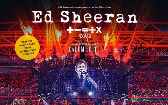 Bulan Maret Konser Ed Sheeran “+ – = ÷ x” Tour 2024 pindah Bakal Pecah Jakarta International Stadium