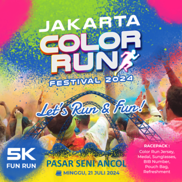 Jakarta Color Run Festival 2024 Event Lari Se-Indonesia