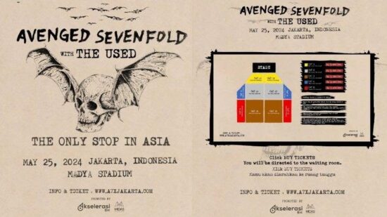 Avenged Sevenfold Kembali ke Indonesia setelah 9 Tahun
