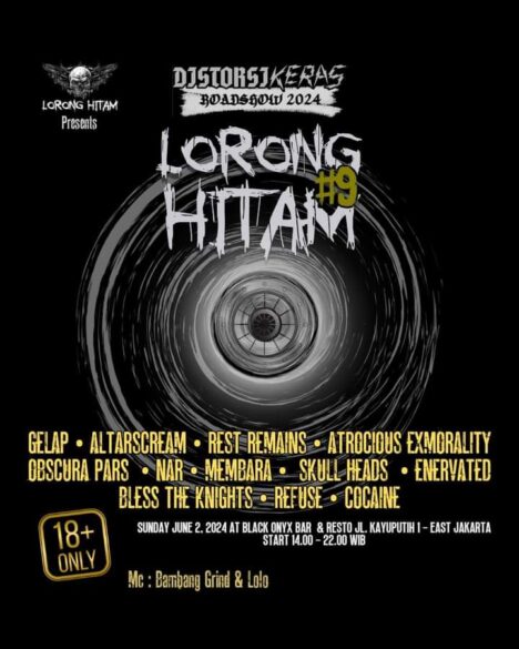 Lorong Hitam #9 Persembahkan “Distorsi Keras Roadshow 2024”