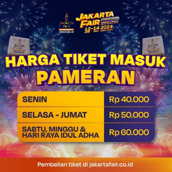 Cepat dan Mudah, Simak Tutorial Beli Tiket Jakarta Fair 2024