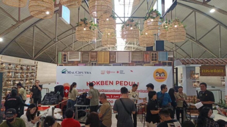 HokBen Gelar Donor Darah di 39 Mall di Indonesia
