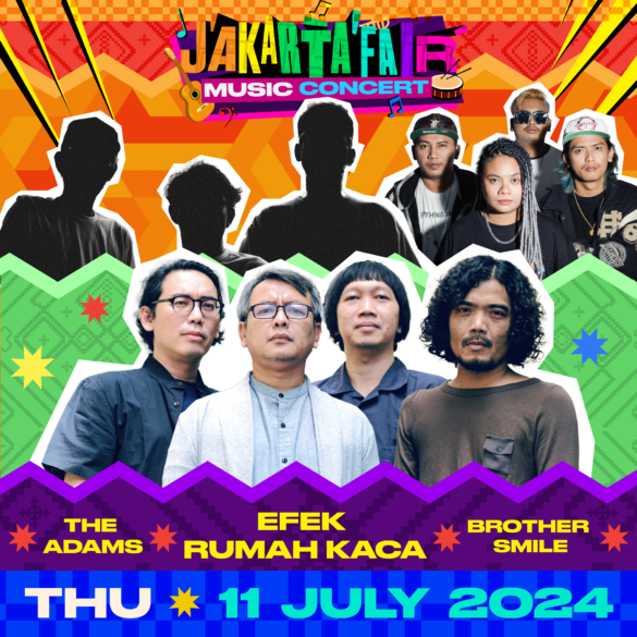 Brothers Smile Pembuka Efek Rumah Kaca dan The Adams di Panggung Utama Jakarta Fair 2024
