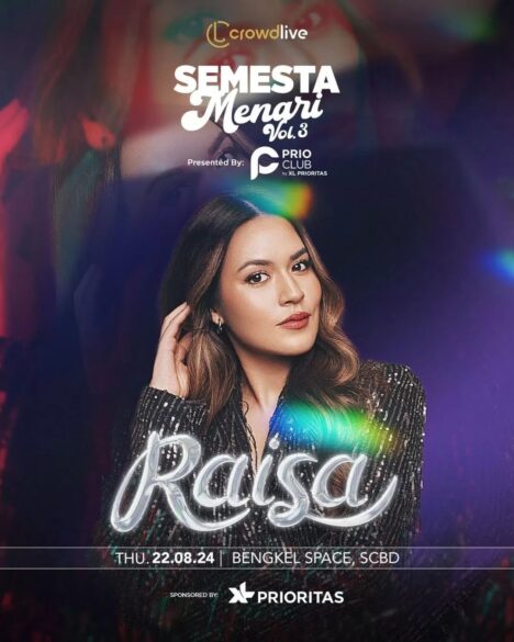 Semesta Menari Vol 3 Bersama Raisa di Bengkel Space SCBD Jakarta pada 22 Agustus