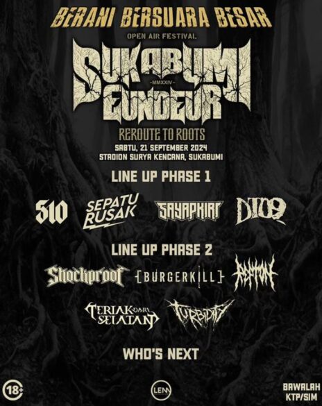 Line up Sukabumi Eundeur 2024 akan Bakar Panggung