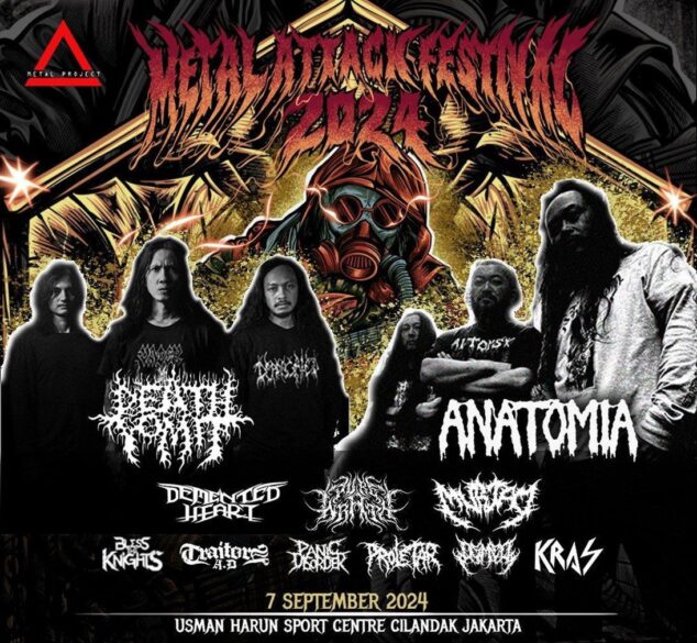 Anatomia dari Tokyo siap Bertarung dengan Death Vomit di Metal Attack Festival 2024