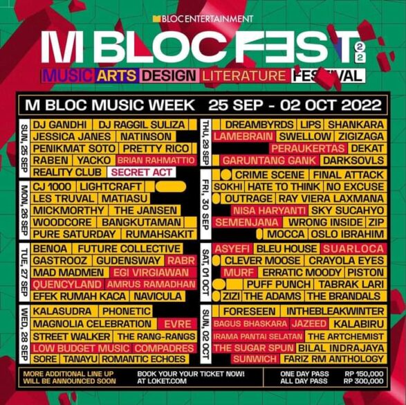 M Bloc Music Week 2022, Festival for the Next Big Things!