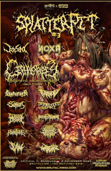 SPLATTER PIT KE-3 Akan Jadi METAL FEST Paling BRUTAL tahun 2024!
