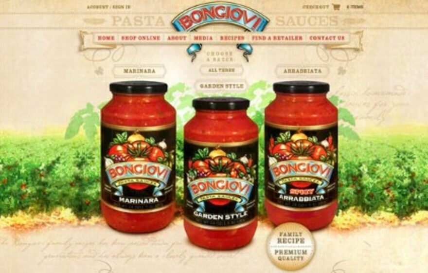 Jon Bon Jovi Resmikan Saus Pasta Bongiovi
