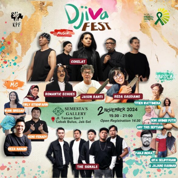 KPFoundation siap geber festival seni dan musik “Djiva Fest 2024” pada 2 November 2024 untuk ODGJ