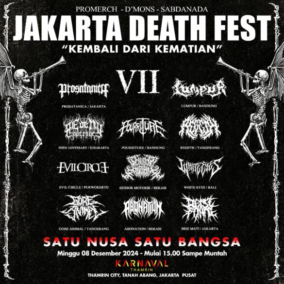 JAKARTA DEATH FEST 2024, Kembali dari Kematian akan digelar akhir tahun 2024