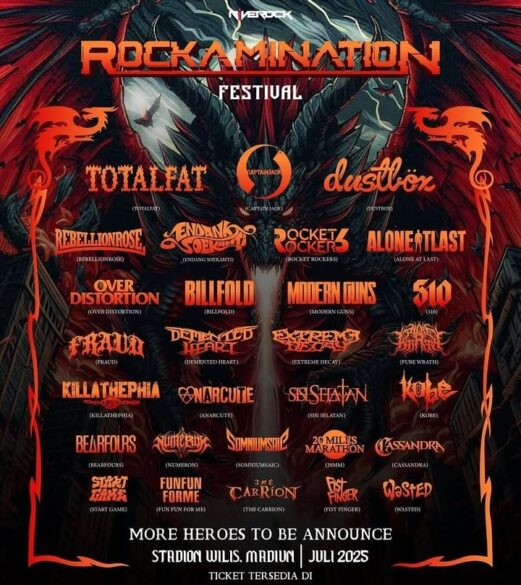 Rockamination Festival 2025 Akan Digelar Dengan Suasana Kelam