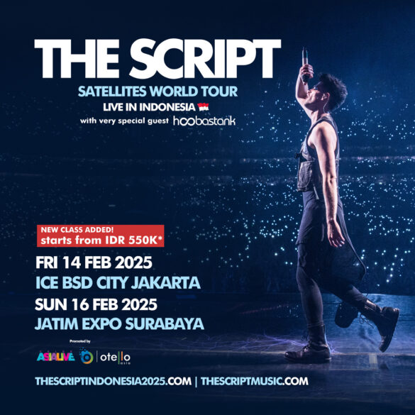 Nonton Konser The Script Dengan Harga Lebih Terjangkau Tersedia Kelas Baru Festival B – Rp.550 Ribu*