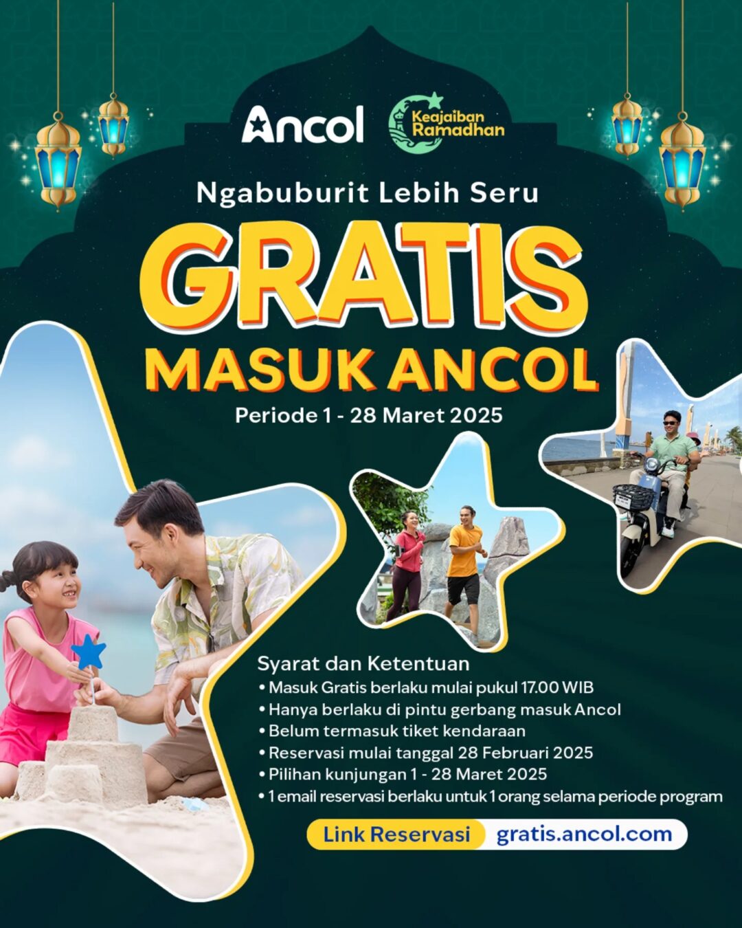 Ancol Suguhkan Program Masuk Gratis Selama Bulan Ramadhan 2025