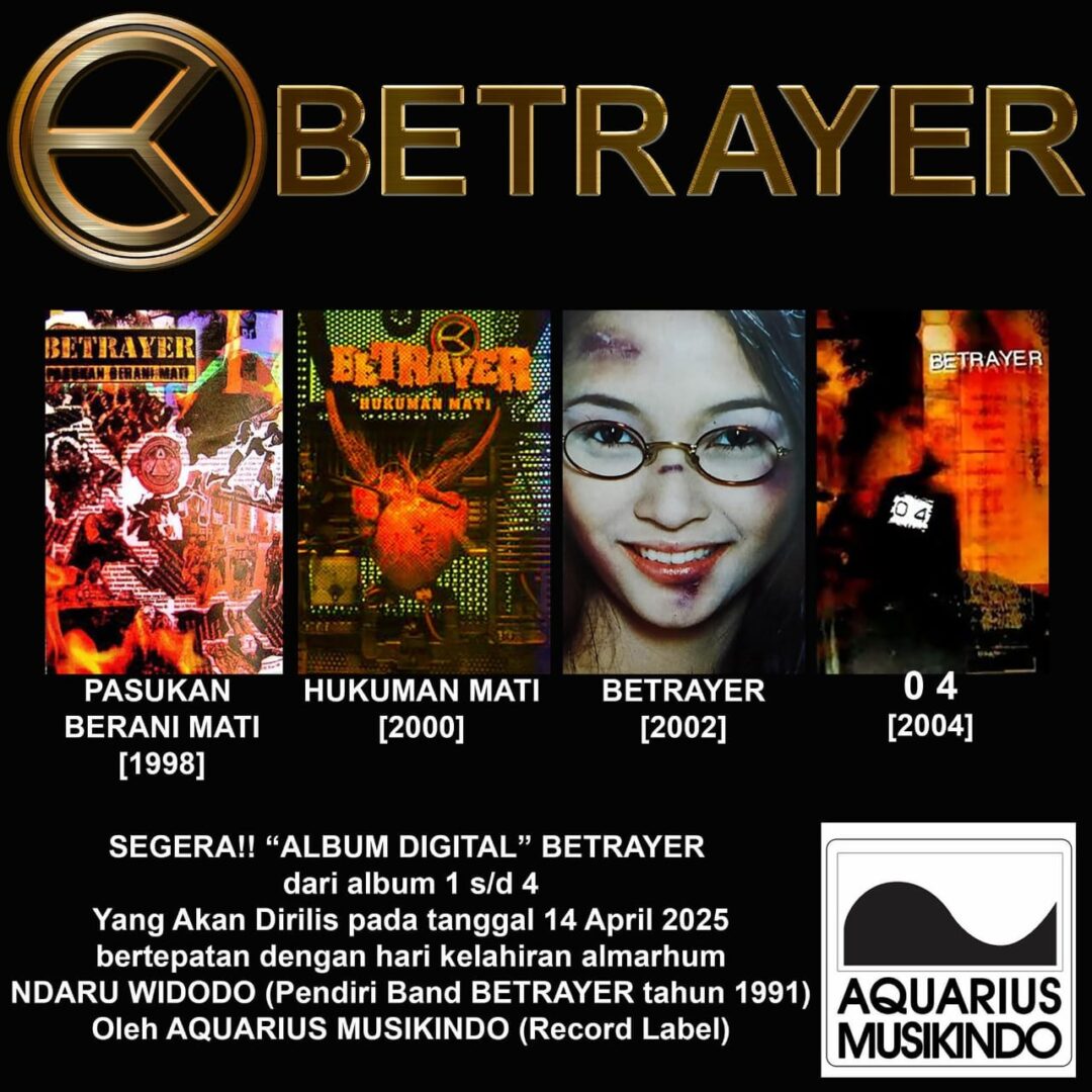 14 April 2025 Betrayer Keluarkan 4 Album digital