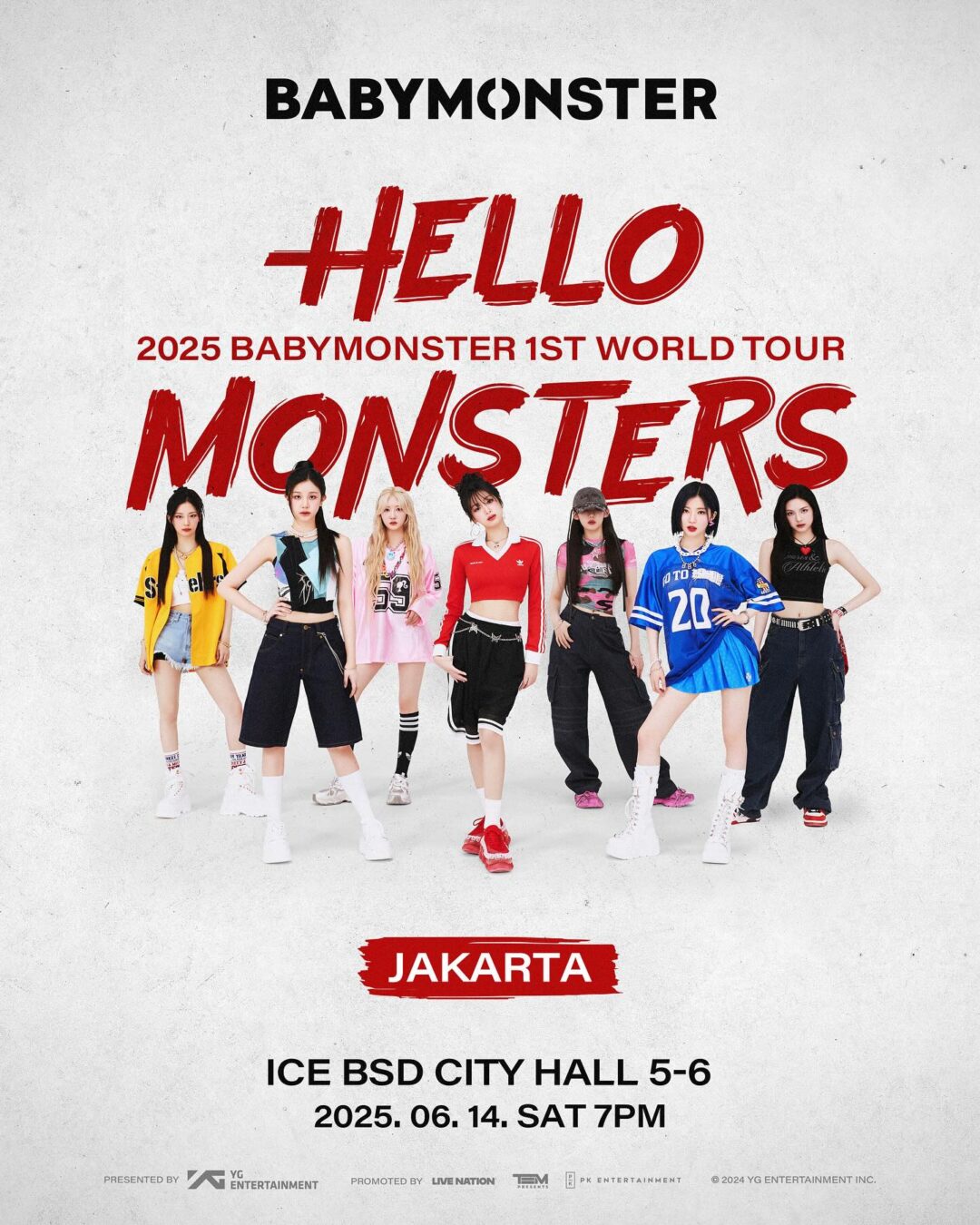 BABYMONSTER “1st WORLD TOUR” Konser di Jakarta