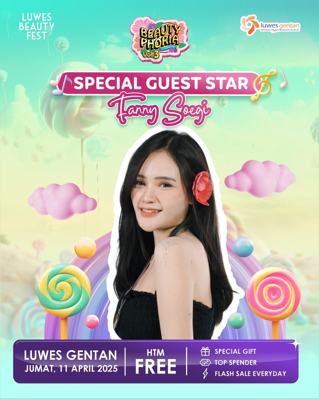 Fanny Soegi Tampil di Beautyphoria Vol.3, Event Bazaar Kecantikan di Solo Raya