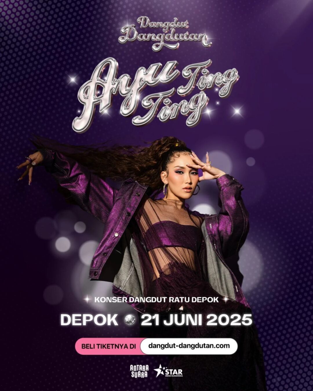 Ayu Ting Ting Rayakan 19 Tahun Berkarya di Depok