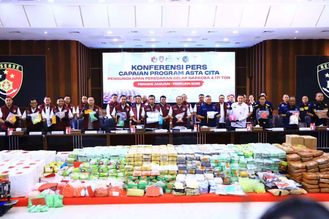 Polri Selamatkan 11.407.315 Jiwa Dari Bahaya Narkoba Dengan Penindakan 6.681 Kasus