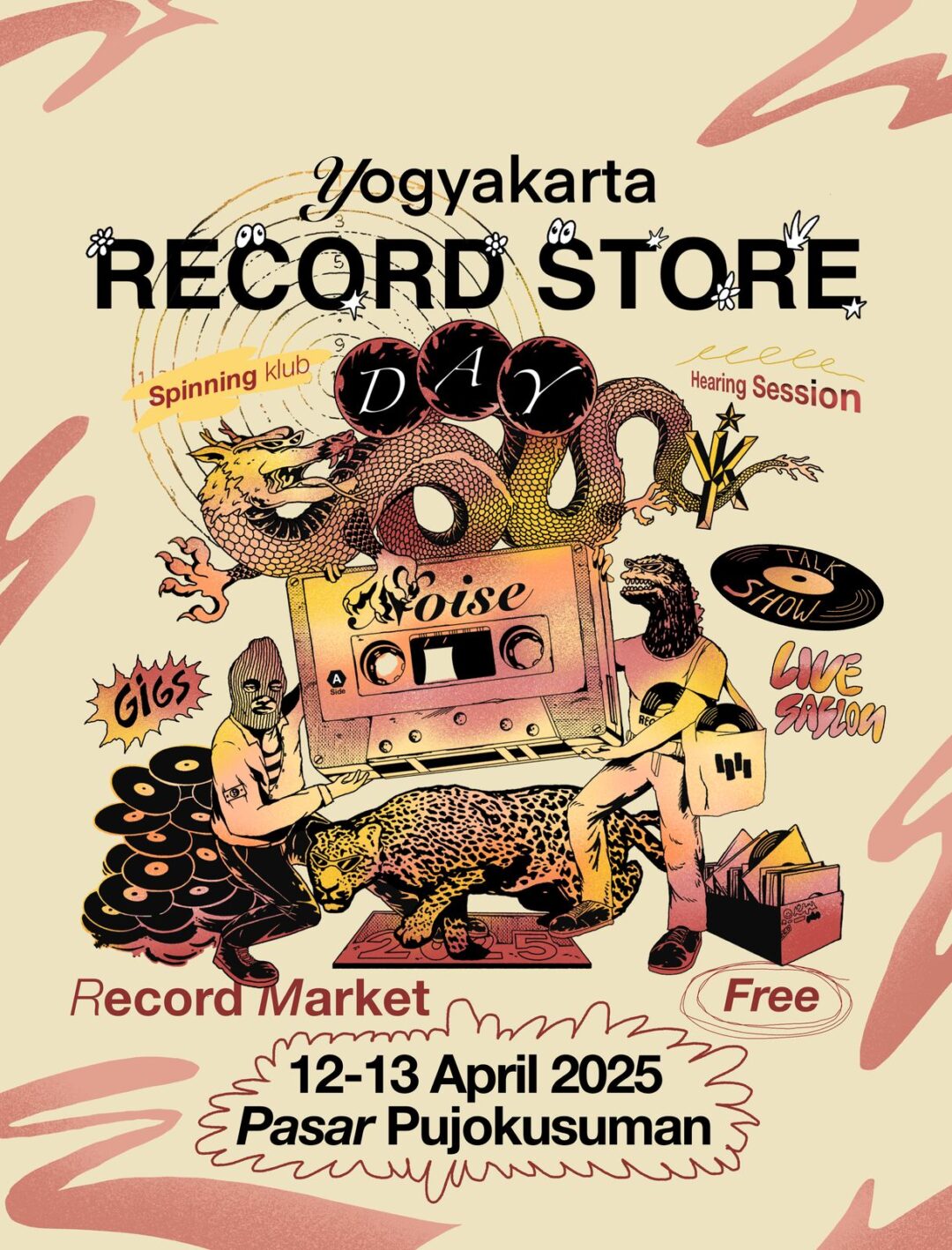 RECORD STORE DAY YOGYAKARTA 2025 Balik ke Pasar Tradisional, Lebarannya rilisan Fisik ini Sambangi kota Jogja 