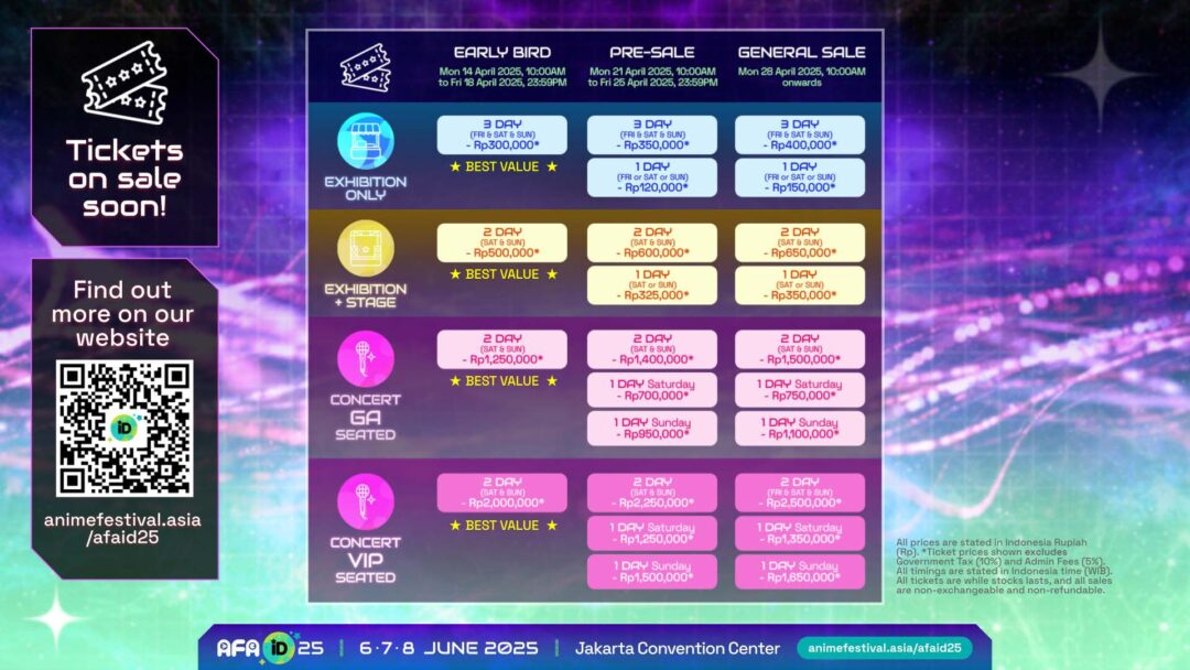 Anime Festival Asia Akan Hadir Kembali di Jakarta pada Juni Mendatang untuk Edisi 2025!
