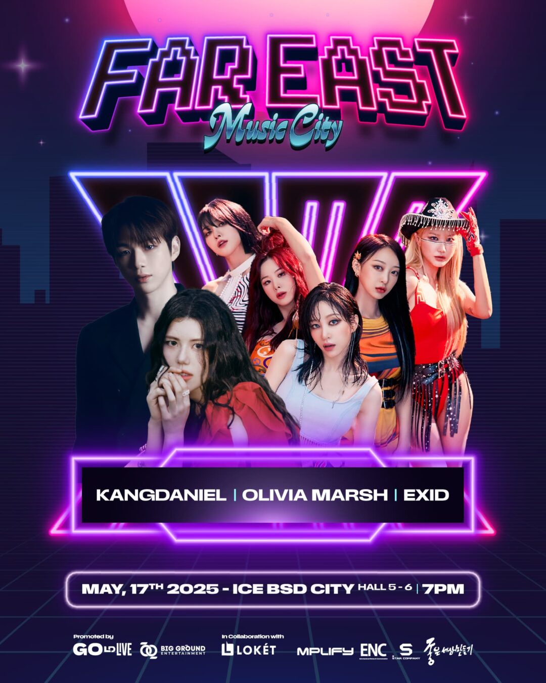 Kang Daniel, EXID & Olivia Marsh Datang ke Indonesia! Far East Music City Umumkan Line Up dan Penjualan Tiket