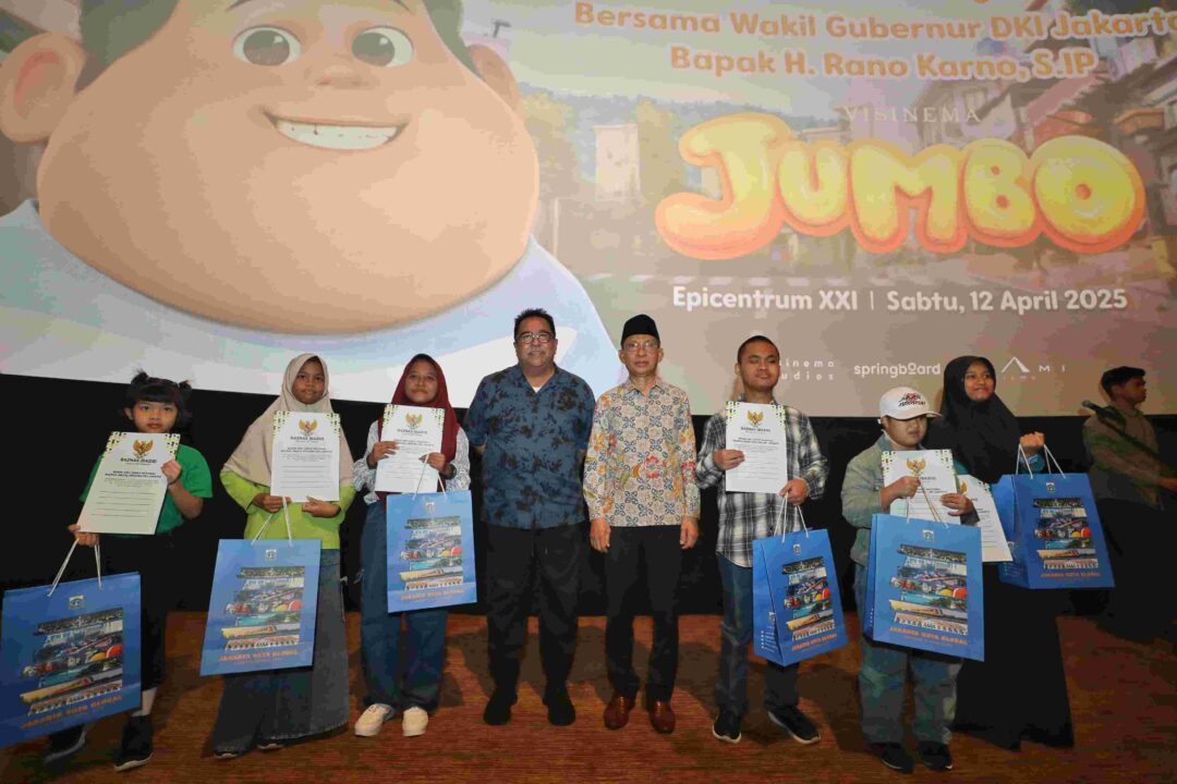 Wagub Rano Karno Gandeng Penyandang Disabilitas Nonton Film Animasi Jumbo