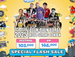 D’social Fest 2025 Sodorin Line Up unik dan Keren hadir di Alun-Alun Barat Serang