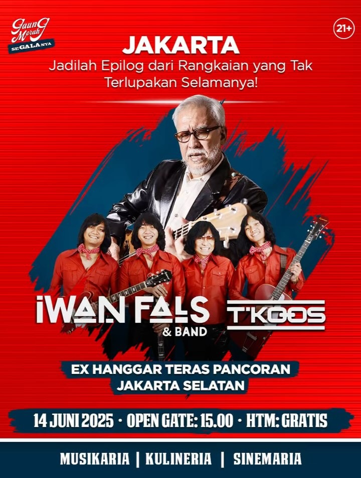 Konser Gaung Merah SeGALAnya di Jakarta Jadwal & Lokasi Terbaru
