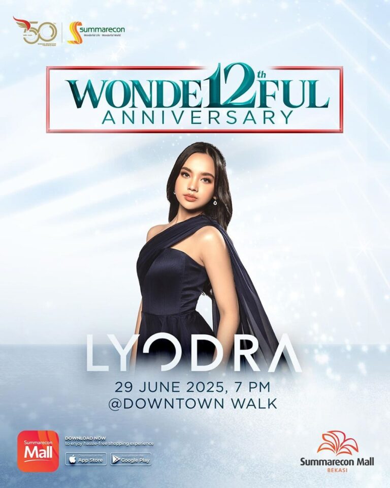 Konser Gratis Lyodra Akan Digelar di Bekasi 29 Juni 2025