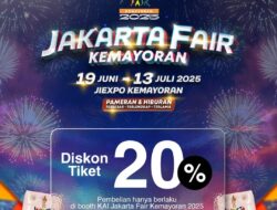 KAI Tebar Diskon 20 Persen Tiket Kereta Api di Jakarta Fair 2025