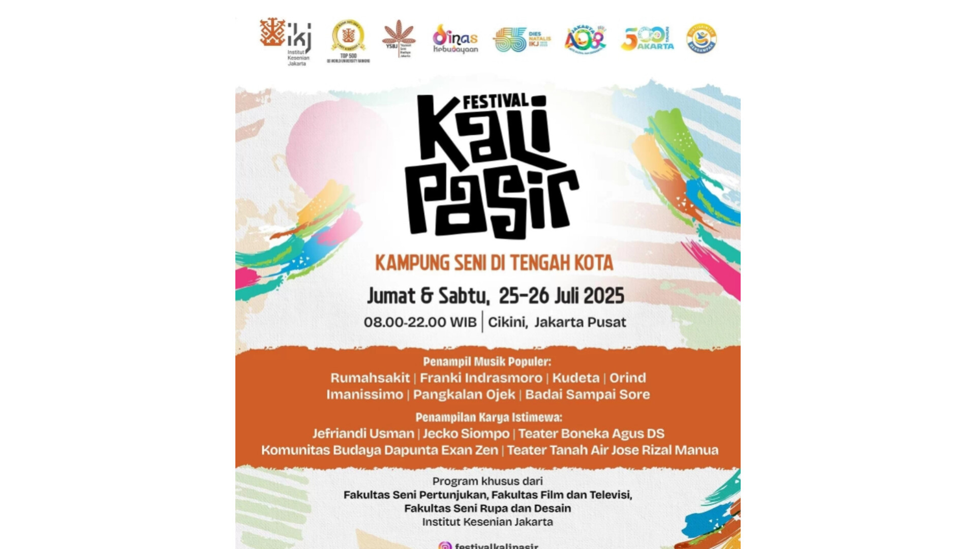 Festival Kali Pasir 2025 Siap Guncang Warga dengan Nuansa Tradisi dan Kreativitas
