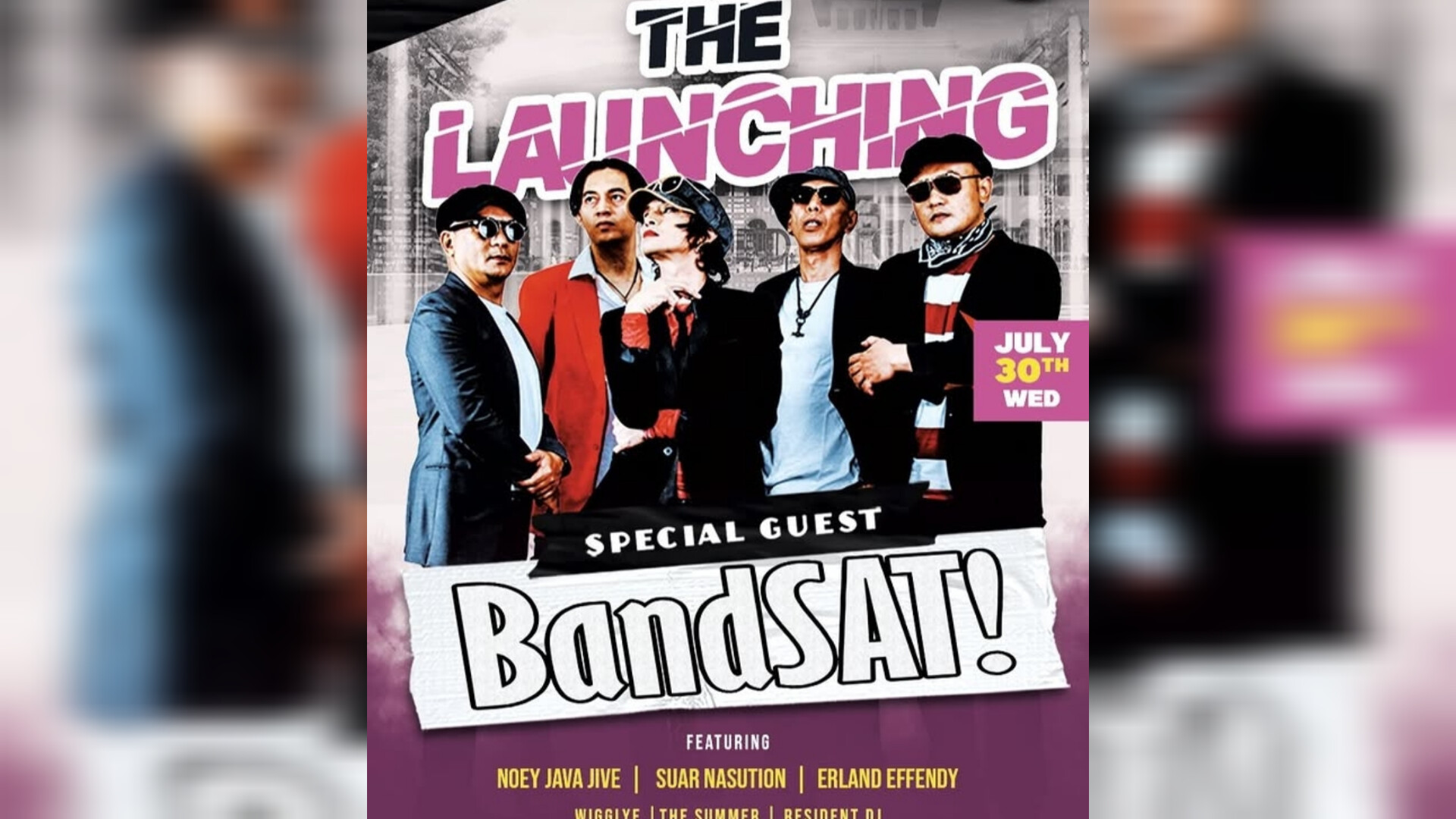 BandSAT! Tampil Mengejutkan di “The Launching”, Suguhkan Aksi Panggung Penuh Gairah Rock