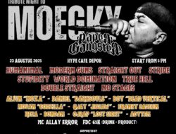 Tribute Night to Moegky: Malam Penghormatan untuk Vokalis Legendaris Paper Gangster di Depok