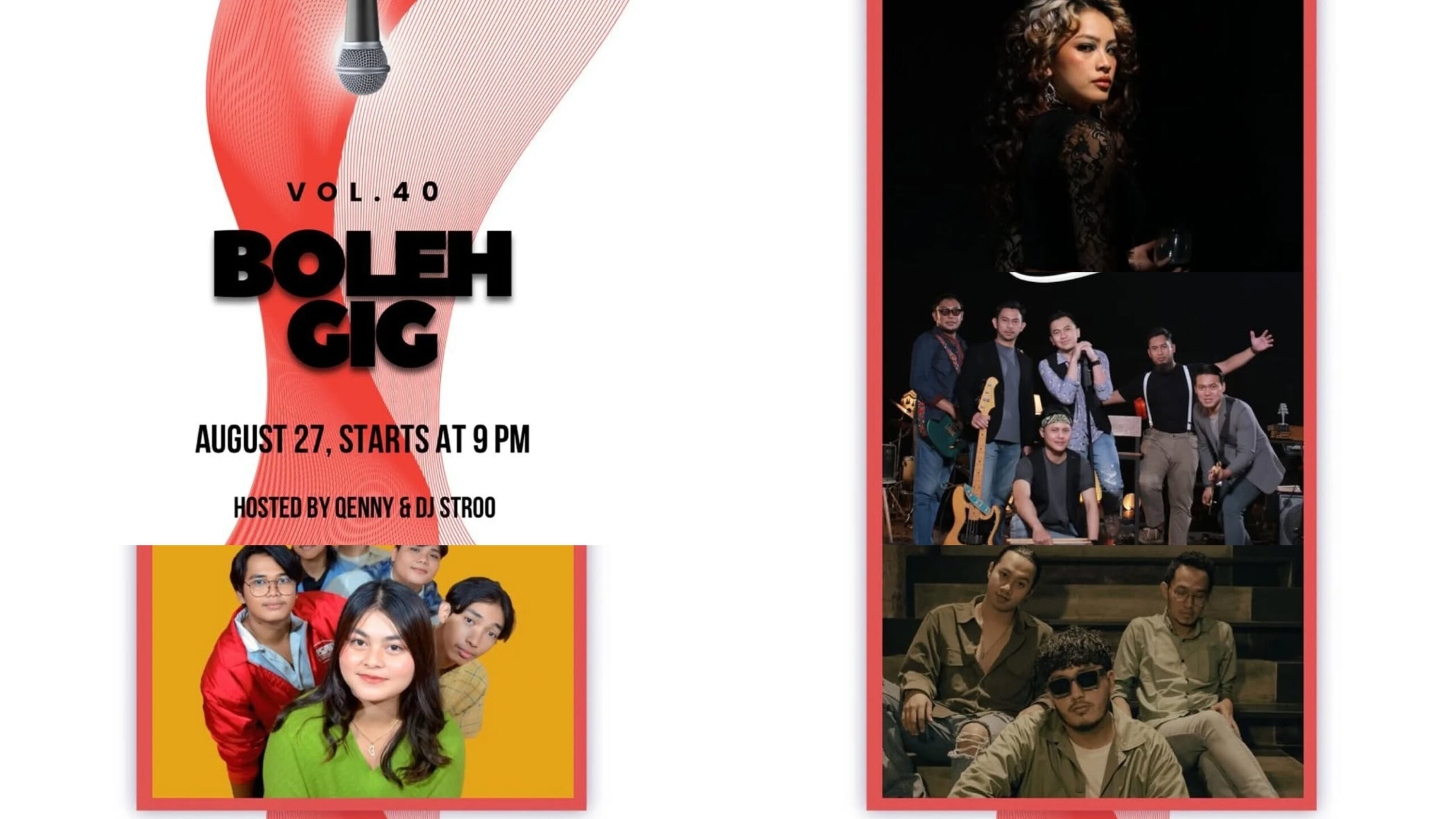 BOLEH GIG Continues: Panggung Gratis untuk Musik Lokal di Jakarta Selatan 27 Agustus