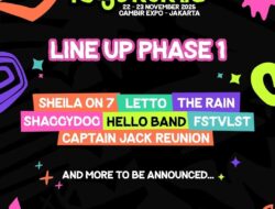 Lineup Phase 1 Remember November Festival 2025: Sheila On 7, Letto, Captain Jack Reunion