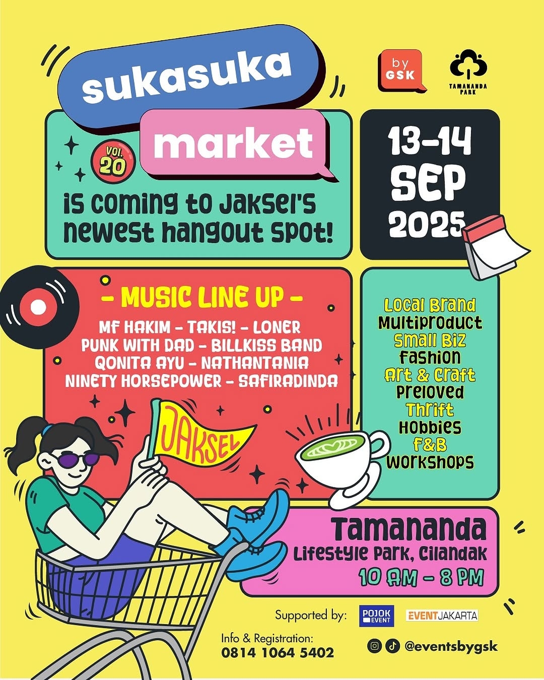 Sukasuka Market Vol. 20 Hadir di Tamananda Lifestyle Park Cilandak