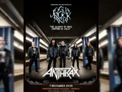 Jogjarockarta 2025 Hadirkan Anthrax sebagai Headliner Hari Kedua