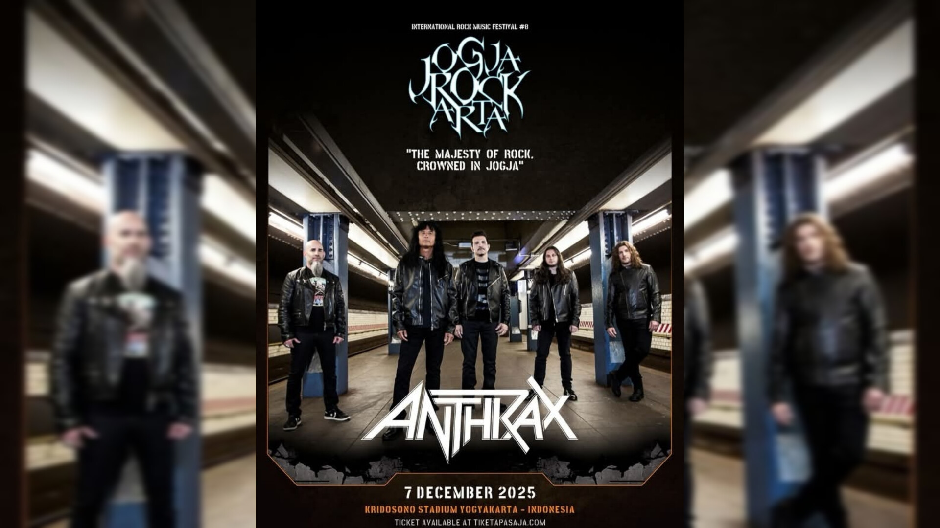 Anthrax Menutup JOGJAROCKARTA 2025, Ribuan Penonton Padati Kridosono