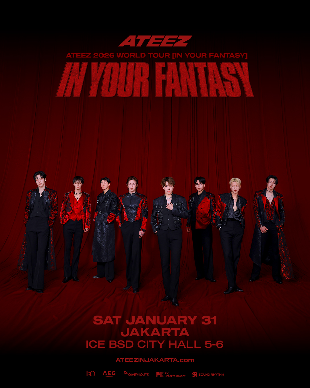 ATEEZ Siap Gelar Konser “IN YOUR FANTASY” di Jakarta, Januari 2026