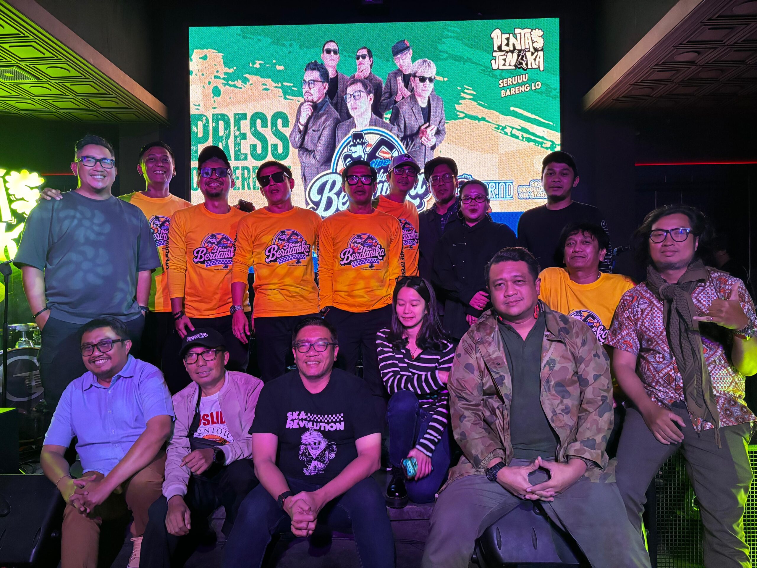 Tipe-X Gelar PRESS CONFERENCE  BERDANSKA 3 DEKADE, 18 November 2025 di Glamz Antasari, Jakarta