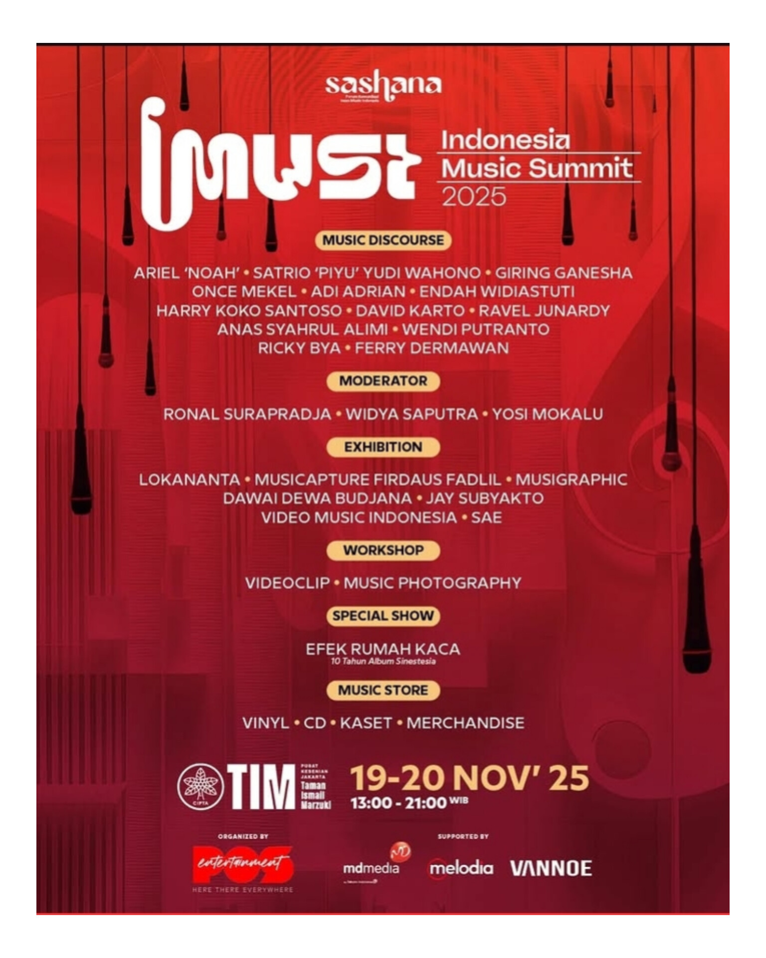 Indonesia Music Summit 2025 akan di gelar 19 – 20 November 2025