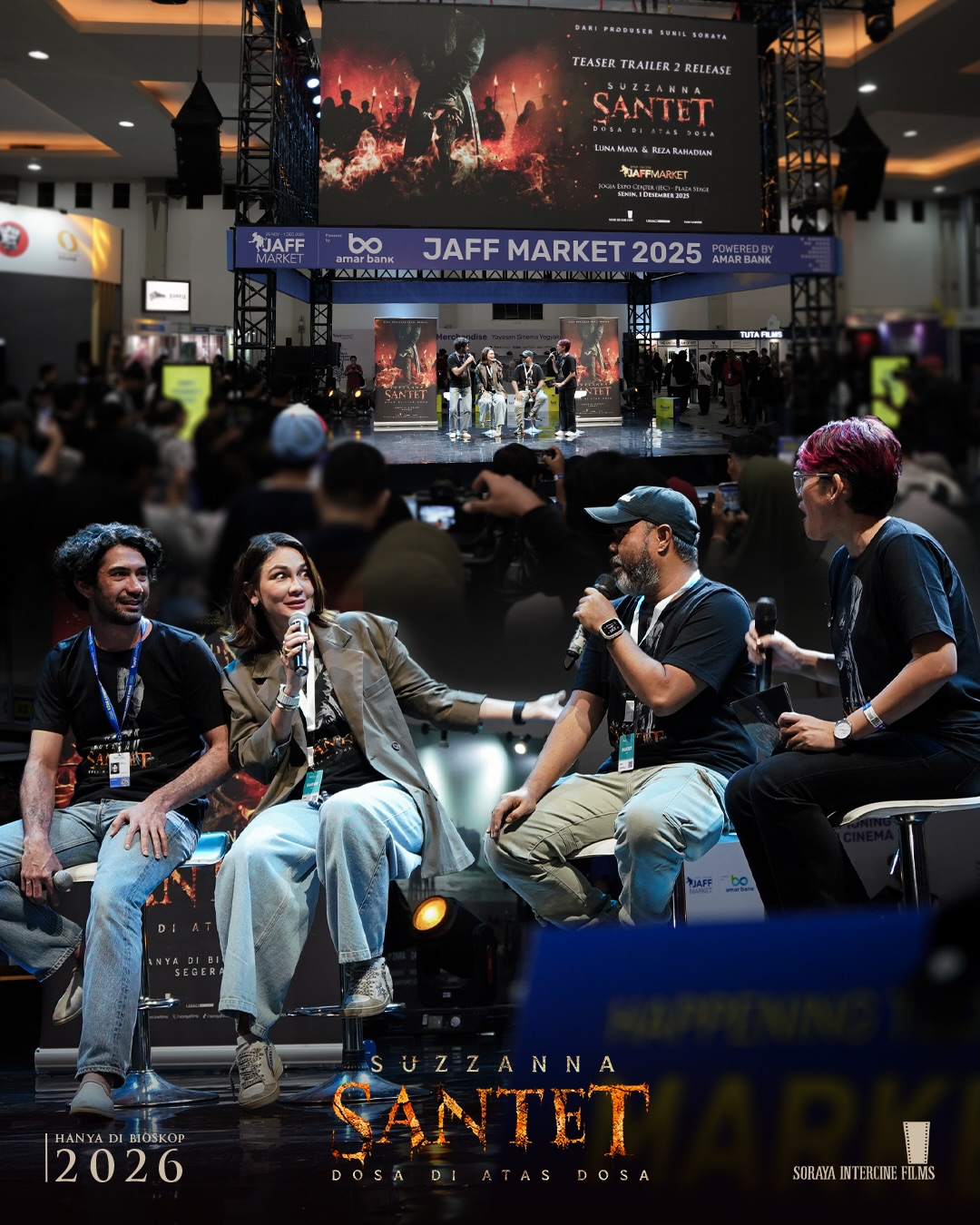 Film SUZZANNA: SANTET Dosa Di Atas Dosa Rilis Teaser Trailer 2 di JAFF Market 2025