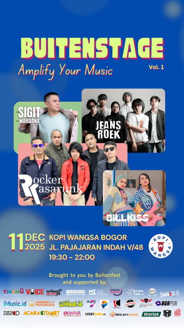 Buitenstage Vol. 1 Hadir di Bogor: Sigit Wardana hingga Billkiss Siap Hebohkan Kopi Wangsa