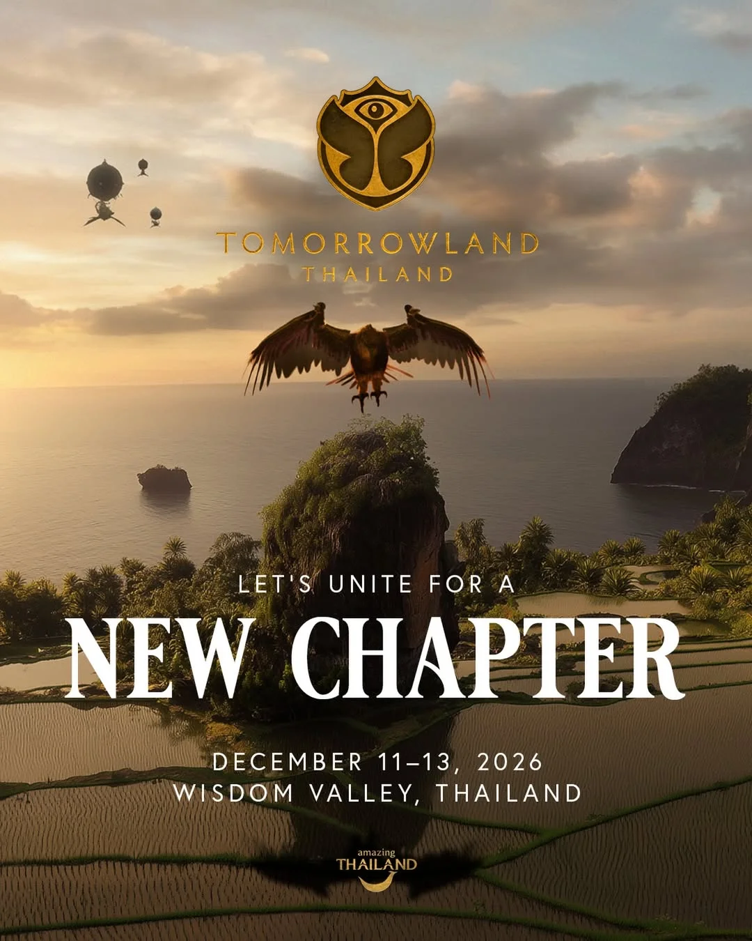 Tomorrowland Thailand 2026 Resmi Digelar, Festival EDM Full-Scale Pertama di Asia