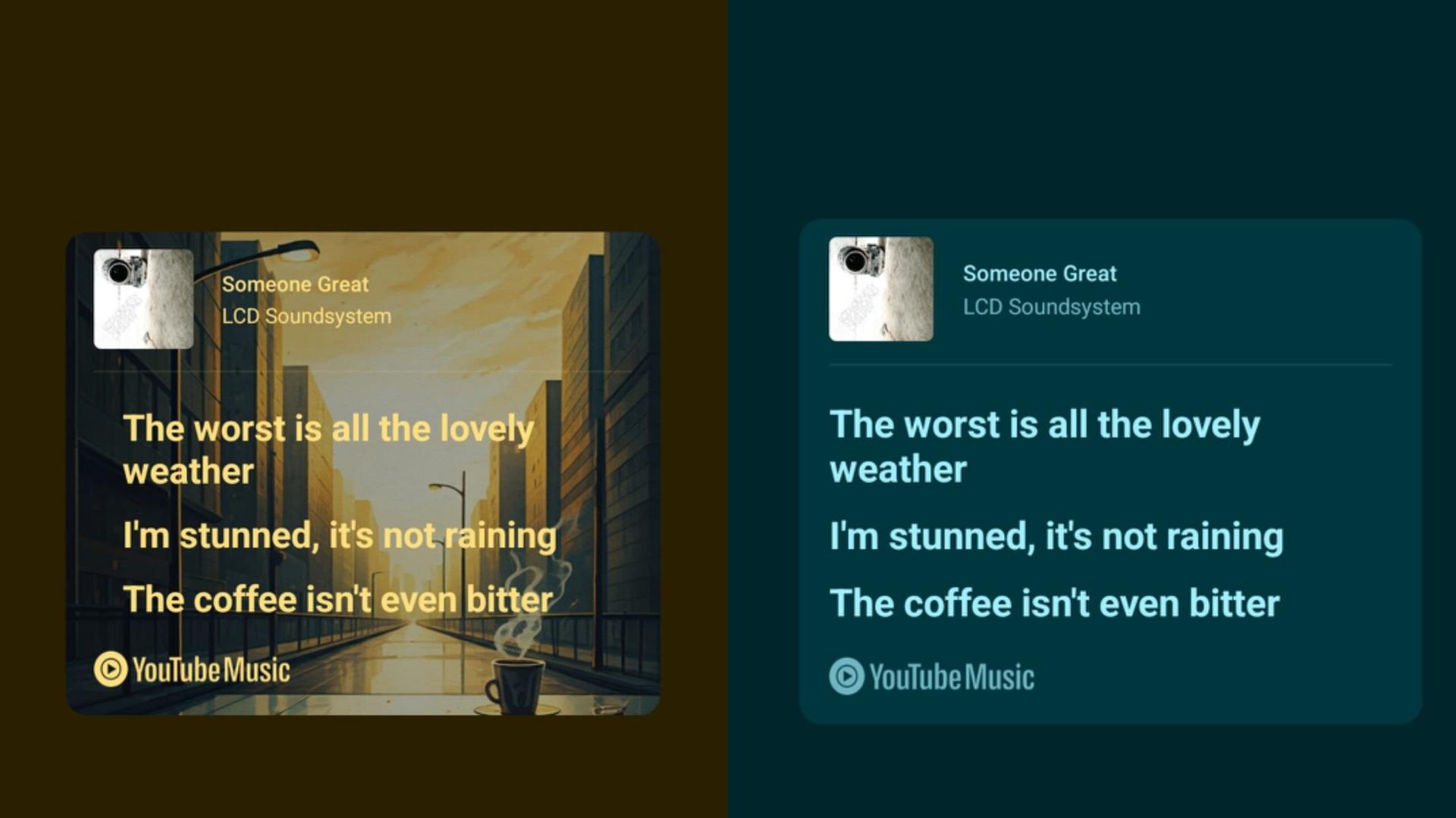 Fitur Berbagi Lirik YouTube Music Kini Dilengkapi Latar Gambar AI
