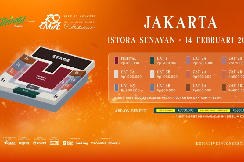Antusiasme Tinggi, Tiket Fase 2 KOMA Live in Concert Mahalini Resmi Dibuka