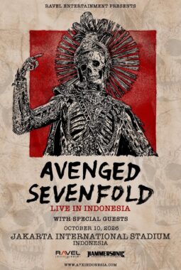 E-Voucher Konser Avenged Sevenfold di JIS Sudah Dikirim, Penonton Diminta Rahasiakan QR Code